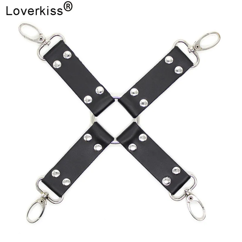 Кожаные ограничители для связывания Loverkiss AAA 10 шт. набор БДСМ игр взрослых