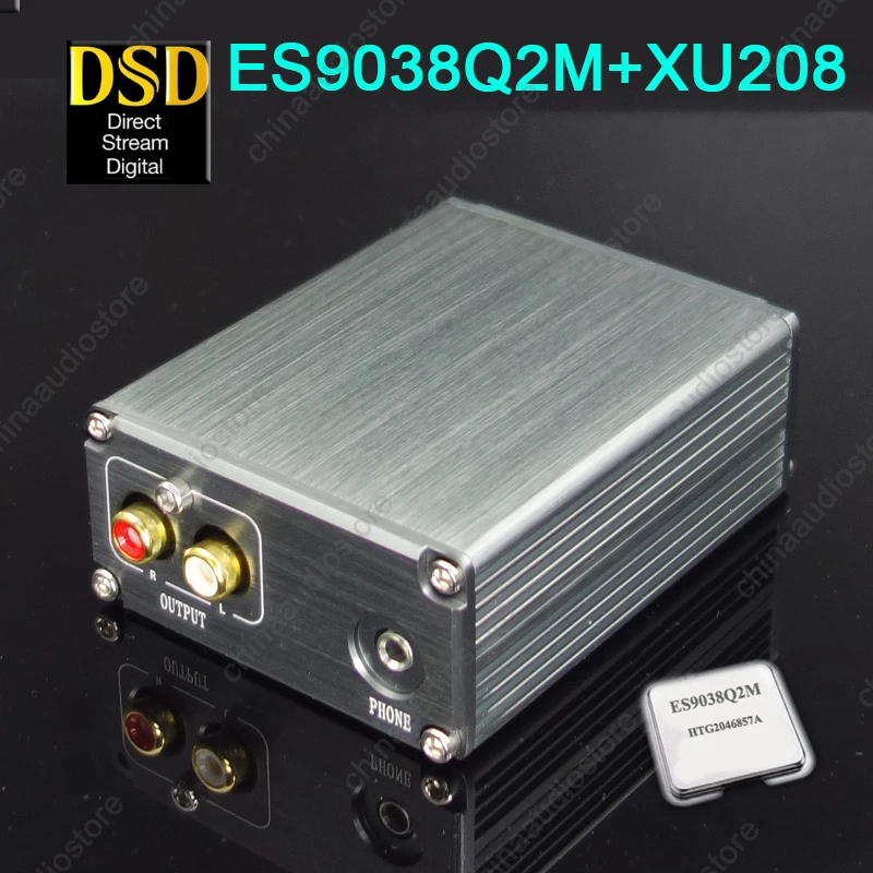 Mini ES9038Q2M ES9038 XMOS XU208 USB DAC Звуковая карта для наушников DSD Оригинальное Высокое