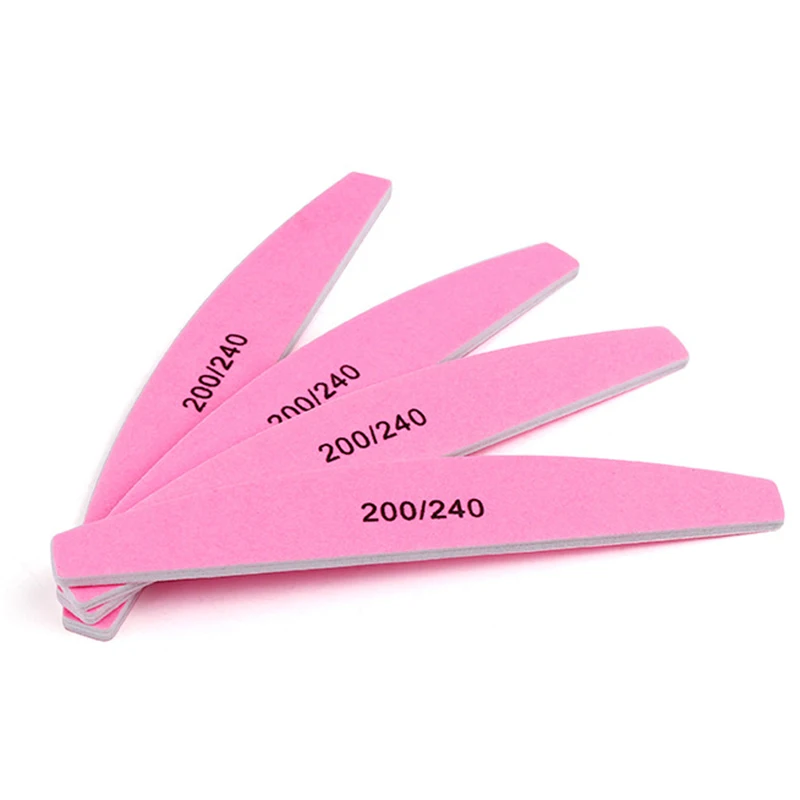 4pcs Пилка для ногтей 200/240 шлифовальный буферный блок для педикюра маникюрный полировальный лак Инструменты для профессионального маникюра полировальный лак Инструменты для ногтей - Цвет: 4pcs