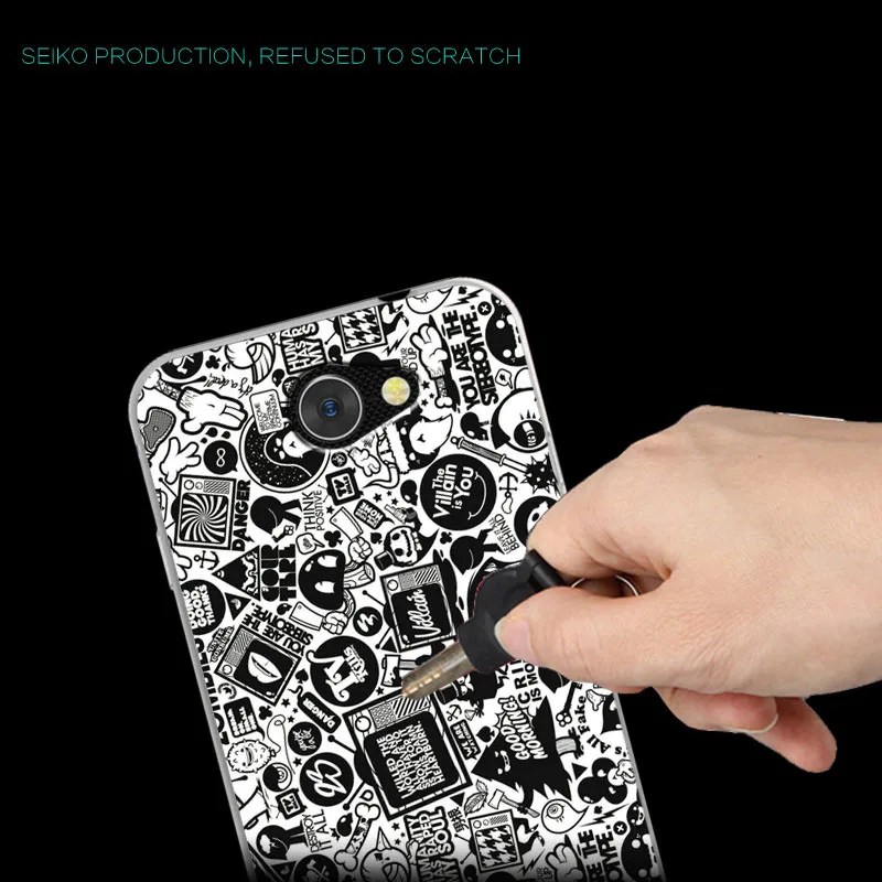 For General Mobile GM5 GM6 Plus Case Luxury Silicone Cartoon Protective Back Cover GM8 phone |