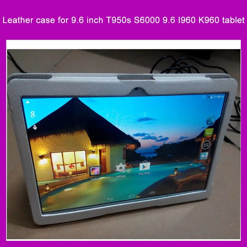 Новинка кожаный чехол для планшета 9 6 дюйма T950s s6000 I960 K960 MTk6592 MTK6582 3G телефона|s6000|i960