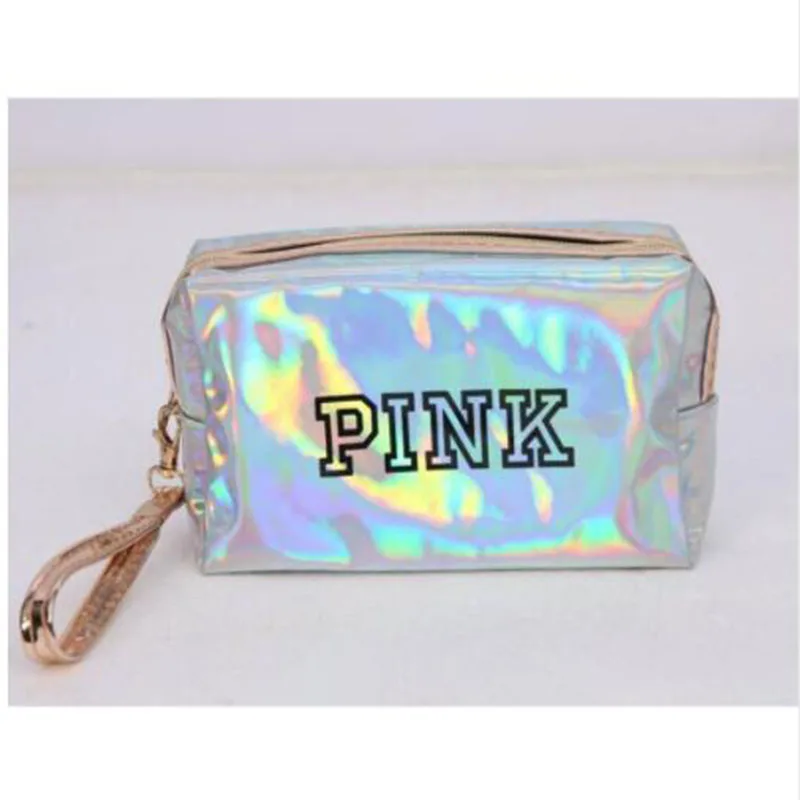 Новая высококачественная Лазерная косметичка из ПВХ Дамская портативная для
