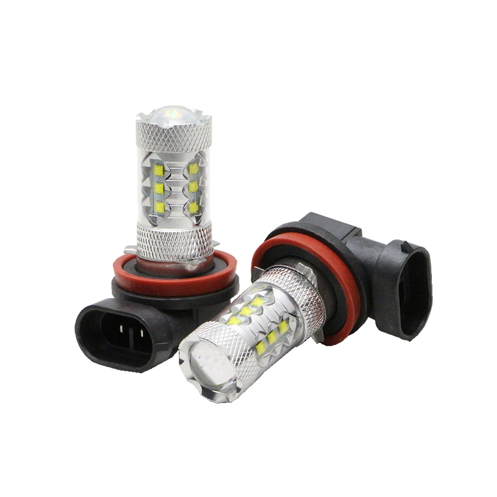 Лампа светодиодная H11 для Audi A3 A4 A5 A6 Q3 Q5 Q7 S4 S5 S6 TT 12 В 24 2 шт.|Передние LED-фары авто| |