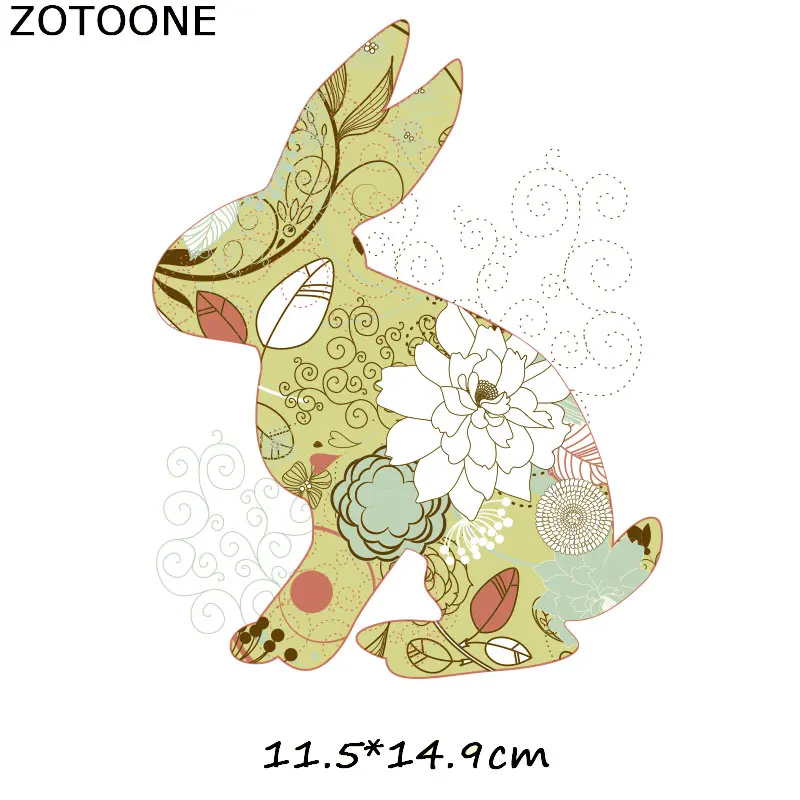 ZOTOONE Happy Easter утюжок на заплатках для одежды теплопередача аппликации моющиеся