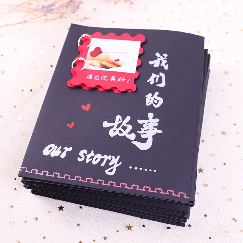 Organ photo album diy handmade creative child growth manual custom scrapbook gift baby book memories | Дом и сад