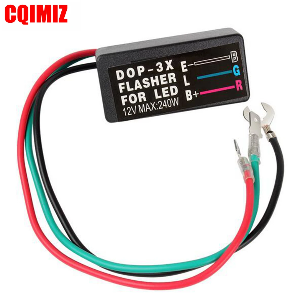 Универсальный мотоциклетный светодиодный мигалка реле 3 Pin DC 12V указатель