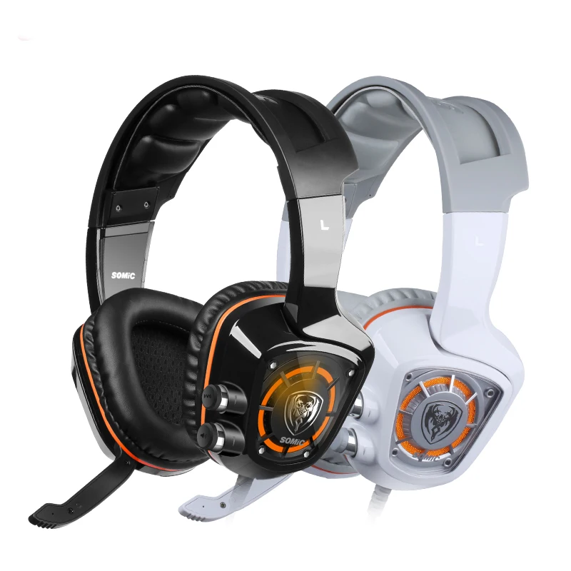 Somic G910 наушников 7 1 Surround Sound Gaming вибрации гарнитура наушники USB с микрофоном PC бас