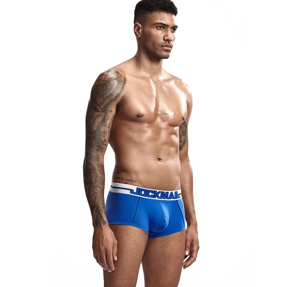 JOCKMAIL, Мужская одежда, новинка, мужские боксеры, фирменное Мужское нижнее белье, хлопок, дышащие, сексуальные, cueca, боксеры, ropa interior hombre slip