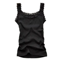 women sexy tank tops multicolors sleeveless bodycon temperament t shirt vest summer fashion lace camisole top
