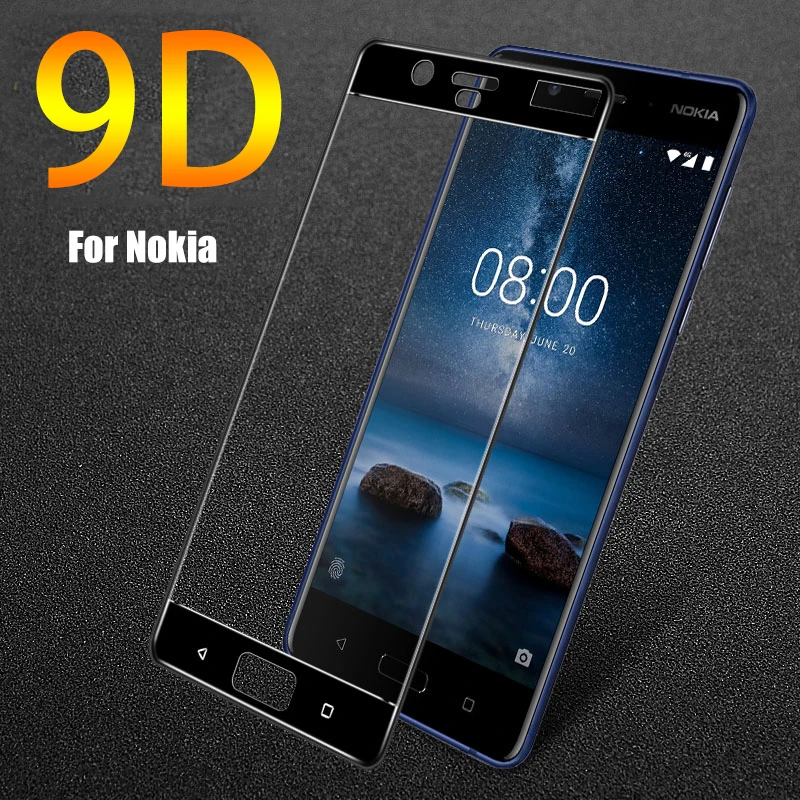 9D Защитное стекло для телефона Nokia 2 5 6 7 Защитная пленка экрана 1 3 плюс 8 1X5X6X7 2018