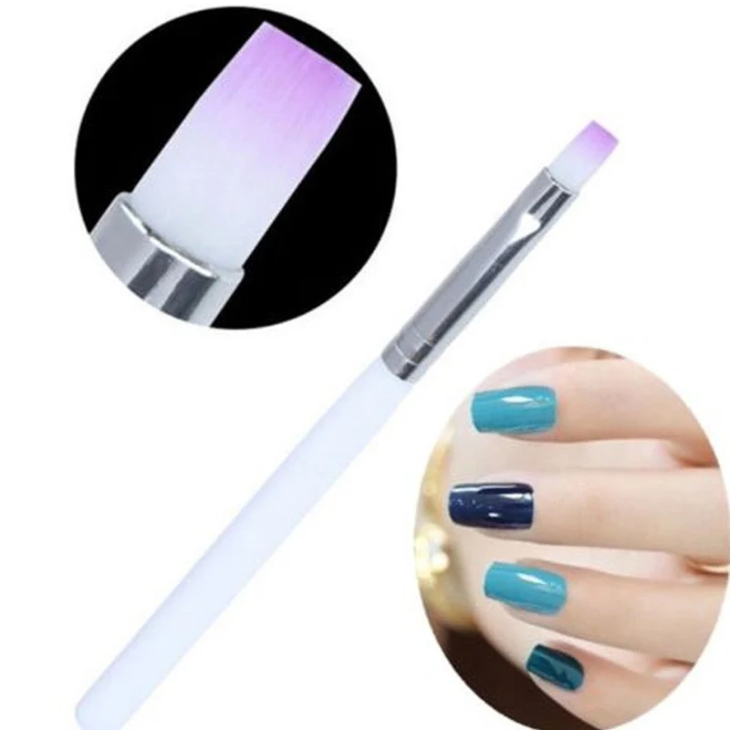 Кисть для ногтей Рисование инструмент живописи градиент горный хрусталь Ручка