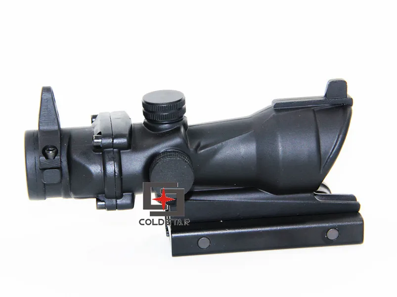 Тактический прицел aim Red Dot Железный Оптический Прицел ACOG 4x32 оптический прицел красный/зеленый сетка с креплением для длинного снайпера