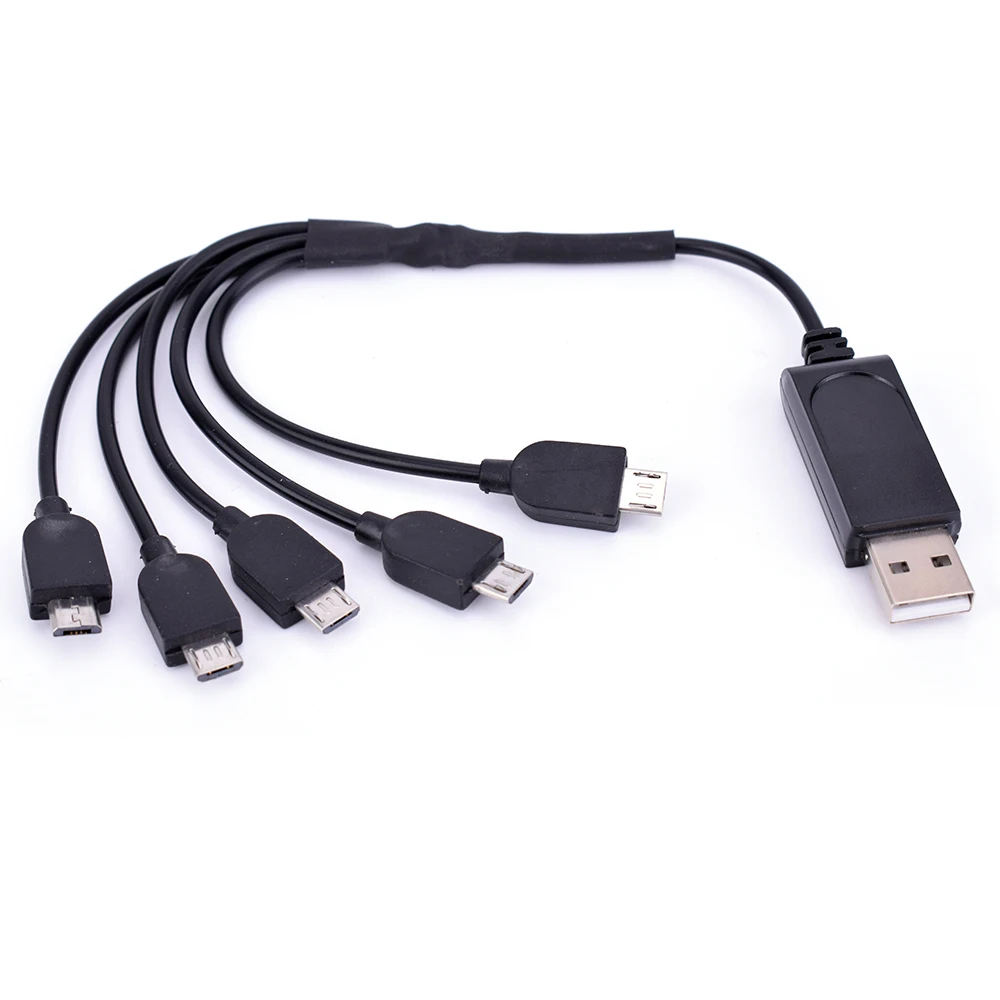 Multi-charging 5 In 1 Charger Parallel USB Cable For VISUO XS809/SG700 RC Quadcopter Battery Drone Spare Parts | Игрушки и хобби