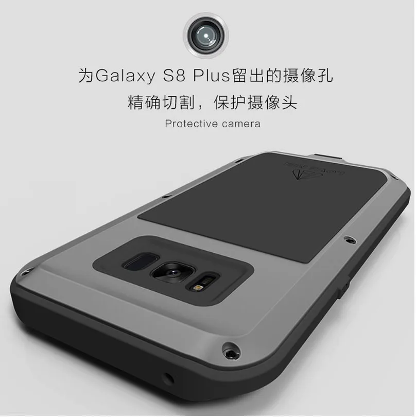 For SAMSUNG GALAXY S8 PLUS Original LOVE MEI Shock Drop Proof Aluminum Metal case for Galaxy / Plus S802 | Мобильные телефоны и