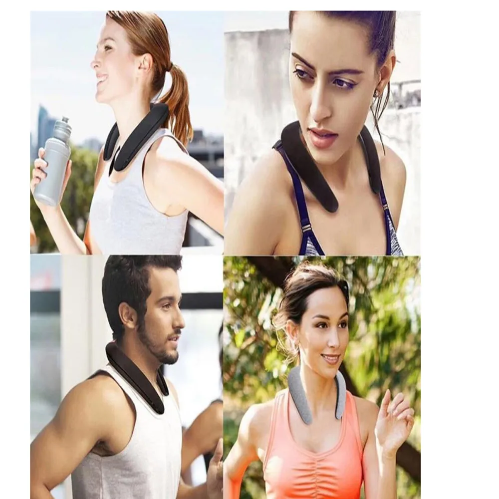 Эргономичный дизайн легкий и портативный Bluetooth беспроводной шейный динамик FM AUX SD