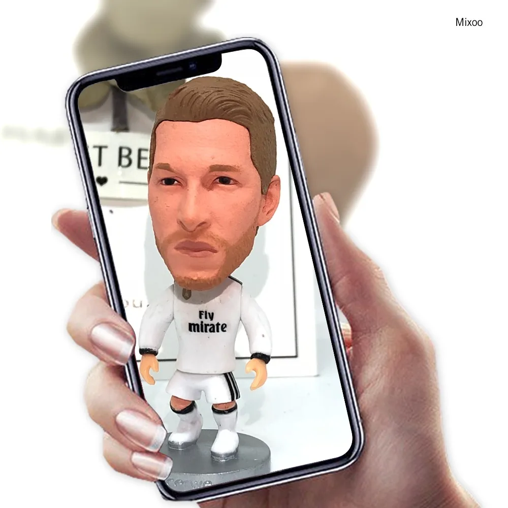Soccerwe куклы фигурка звезды футбола Ramos 17 18 дома подвижные суставы Смола Модель