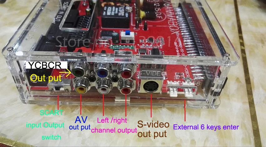 Плата преобразователя JAMMA CBOX высокой мощности на Saturn DB15P джойстик SNK SS геймпад с