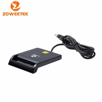 zoweetek 12026 1 emv usb smart card reader writer dod military usb common access cac smart card reader for sim atmicid card