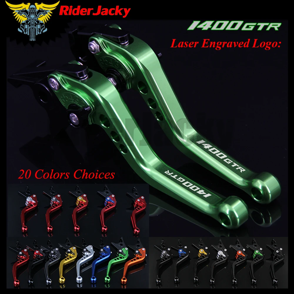 

RiderJacky CNC регулируемые 14,7 см короткие рычаги тормозной муфты для Kawasaki GTR1400/Конкурс 2007-2017 2012 2013 2014 2015 2016