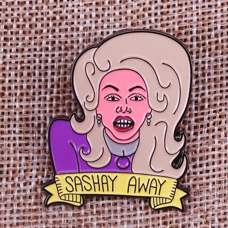 Эмалированный значок RuPaul Sashay RPDR Drag | Дом и сад