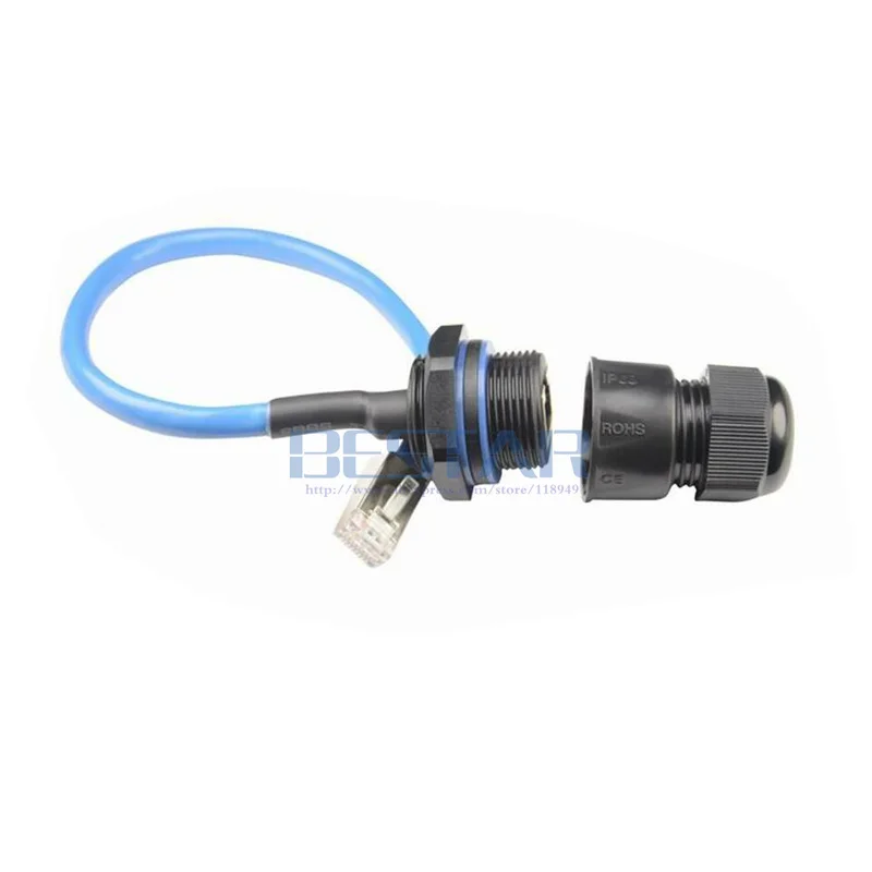 CAT6E водонепроницаемый соединитель RJ45 CAT6 гигабитный Ethernet LAN RJ 45 AP Открытый сетевой