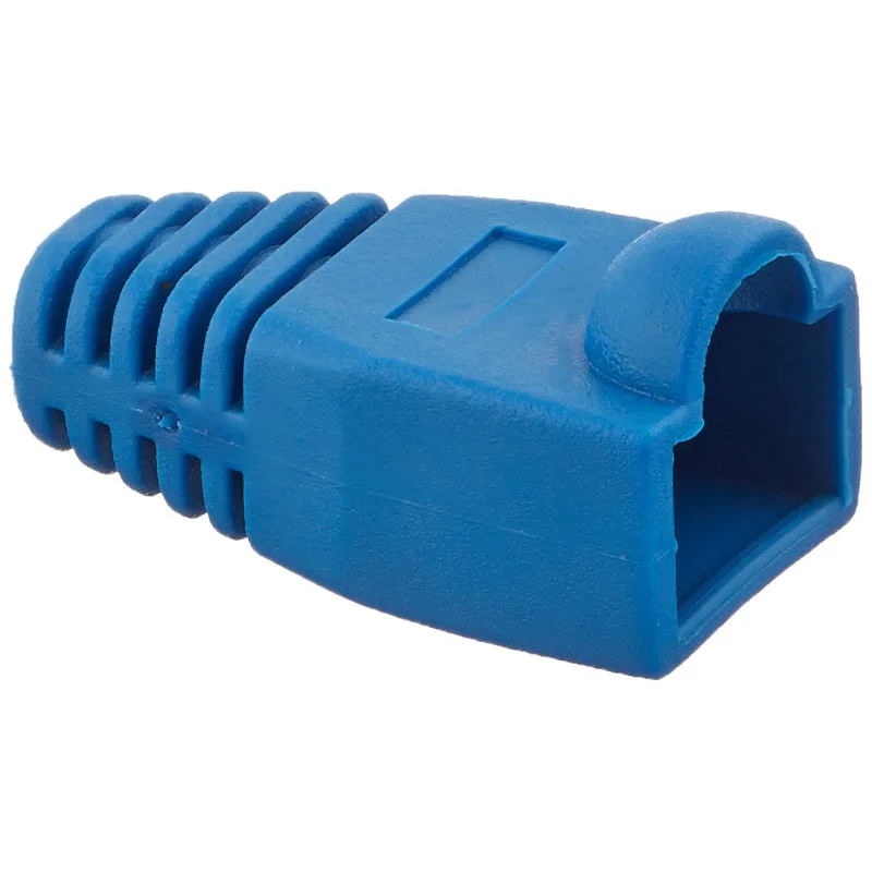 Новый Uxcell 100 шт мягкий пластик Ethernet RJ45 Кабельный соединитель сапоги разъем крышка