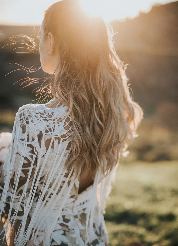 Макраме плечо мыс богемный макраме фестиваль одежда Cover-Up вечерние Boho пляжная одежда