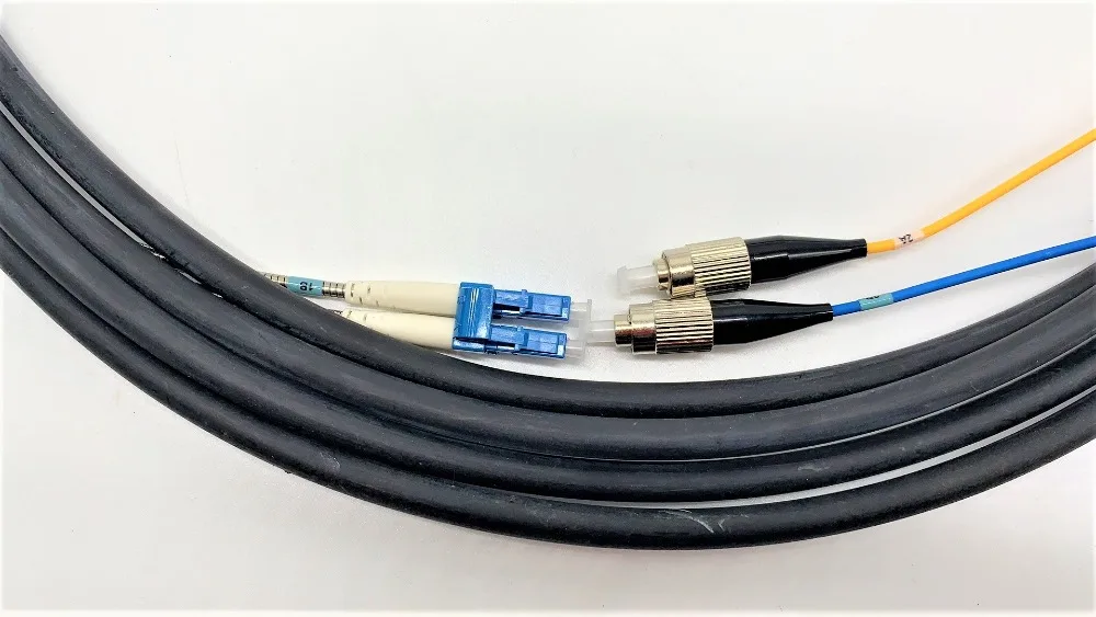 Заводская цена оптоволоконный Соединительный шнур LC UPC 6 м/10 м/15 м/30 м двухжильный