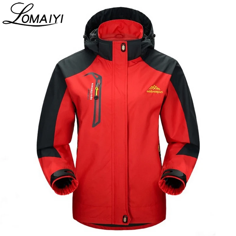 LOMAIYI, куртка с капюшоном размера плюс 4XL, женская, осенняя, зимняя, теплая, водонепроницаемая, пальто, женская ветровка, женские зимние куртки, AW119