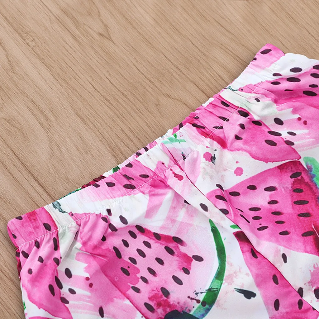 Perimedes/Детские летние комплекты одежды с кисточками для девочек Детская футболка