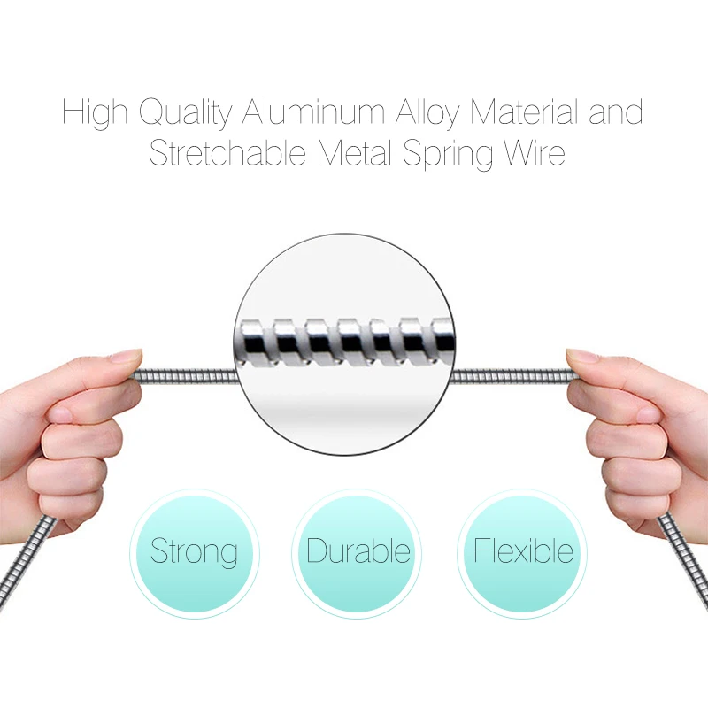 REMAX Metal Spring Micro USB Data Sync Cable 2.1A Dual side Charger for samsung Xiaomi huawei 8 pin cable | Мобильные телефоны и