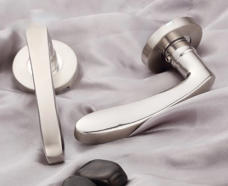 Замок с ручкой в европейском стиле замок для двери спальню туалет разделенный