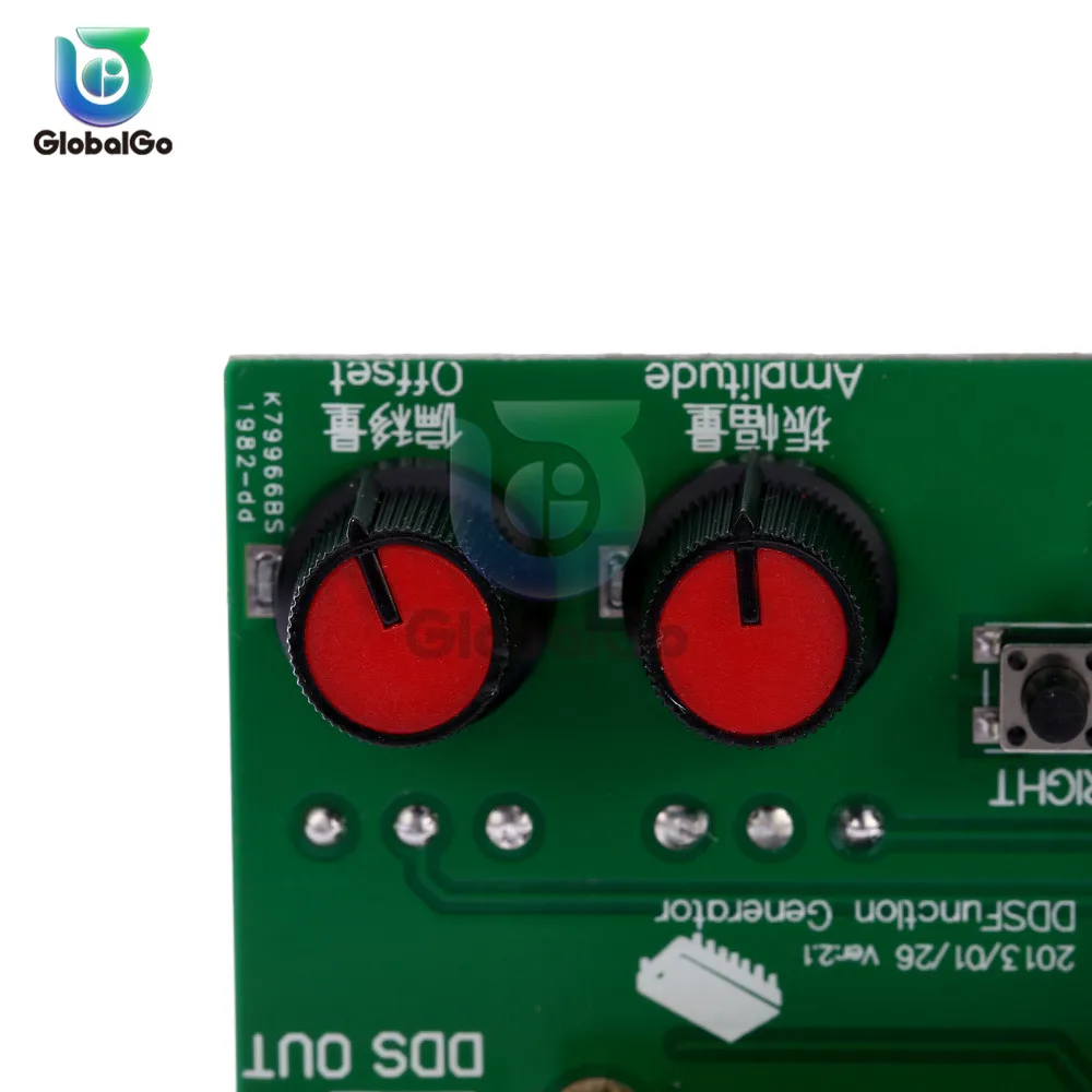 LCD1602 дисплей DDS функция частота генератора сигнала Генератор Модуль синусоидальный квадратный пилообразный треугольник волна Частотомер