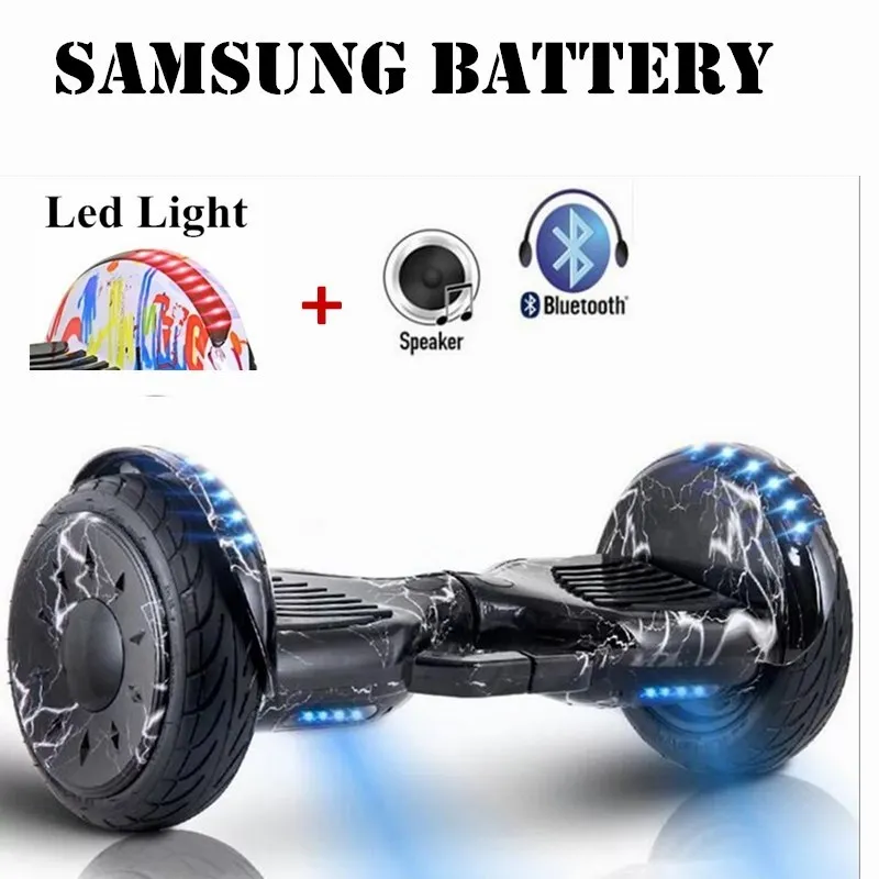 10 дюймовый смарт скутер samsung Батарея + Bluetooth Динамик два колеса самостоятельного