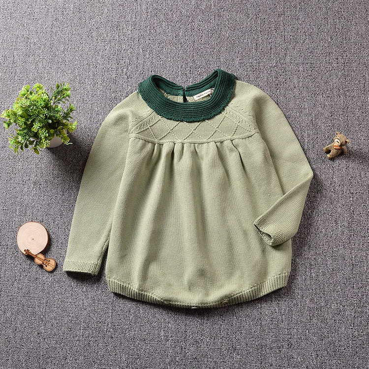 Детские вязаные комбинезоны Комбинезон для девочек roupas de bebe Шерстяной детский