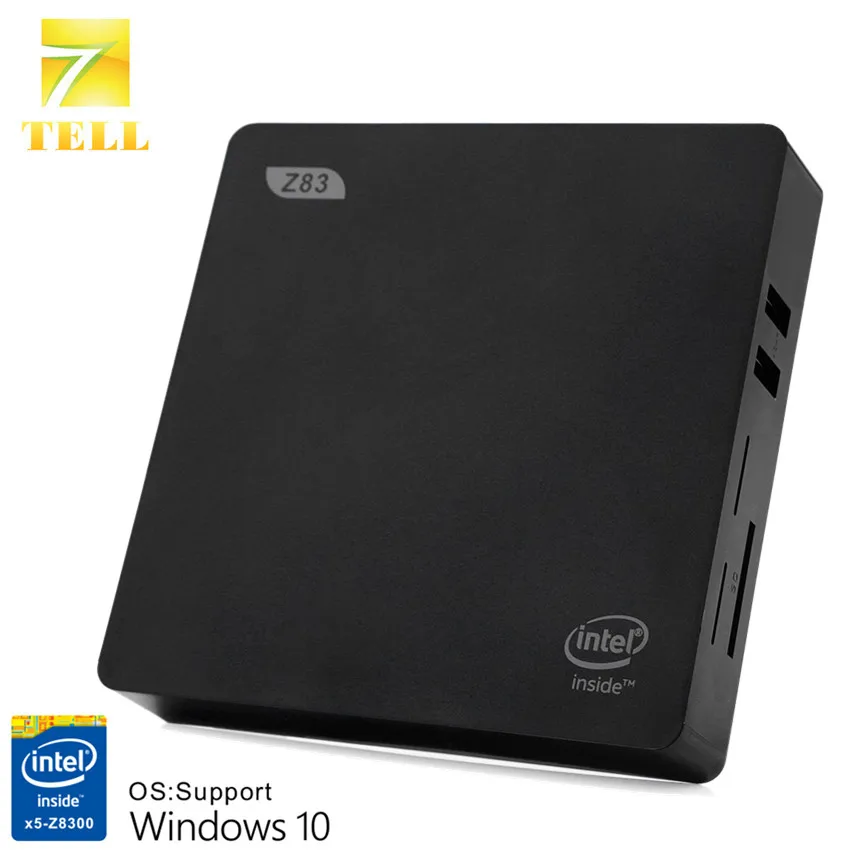 Z83 II ТВ приставка 2G 32G Windows 10 Intel Atom x5-Z8350 4K 3D Мини ПК 1000M LAN Bluetooth 4,0 2,4G 5,8G Wifi Набор Miracast Top Box