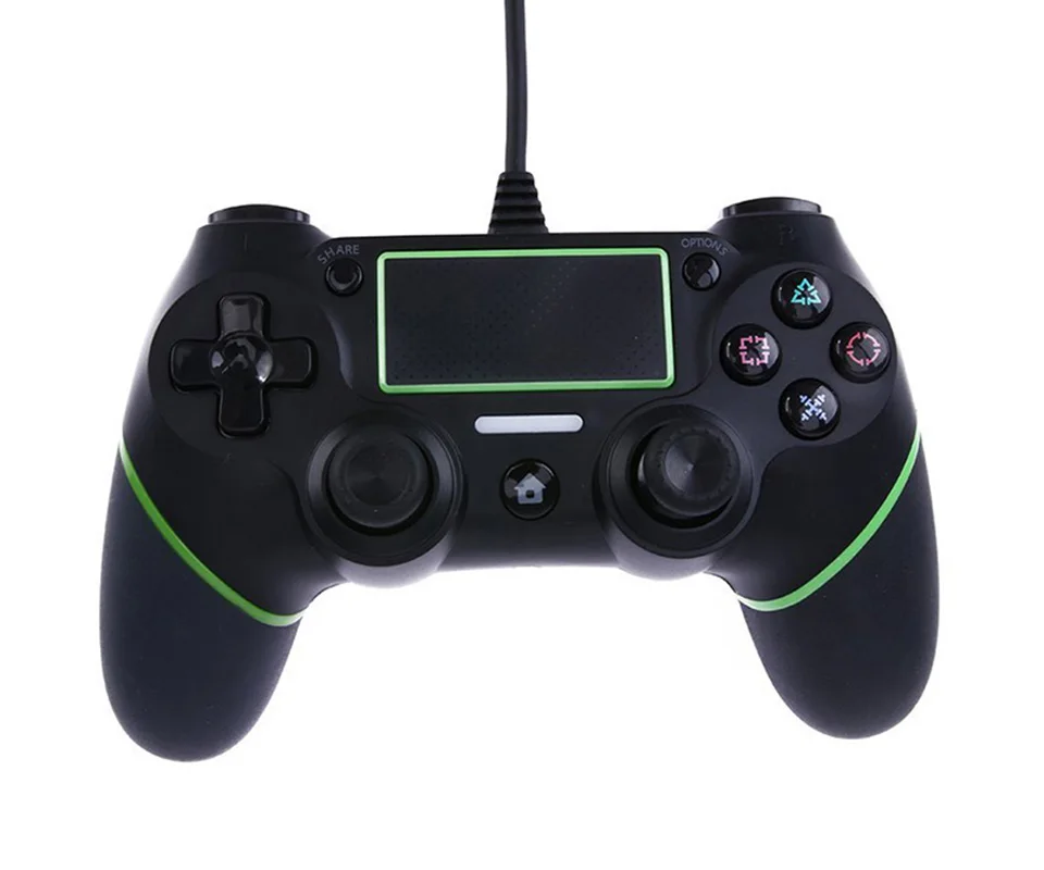 PS4 аксессуары геймпад проводной джойстик PS4 sixaixs несколько вибрации двигателя для Игровые приставки 4 Замена Dualshock4 контроллер