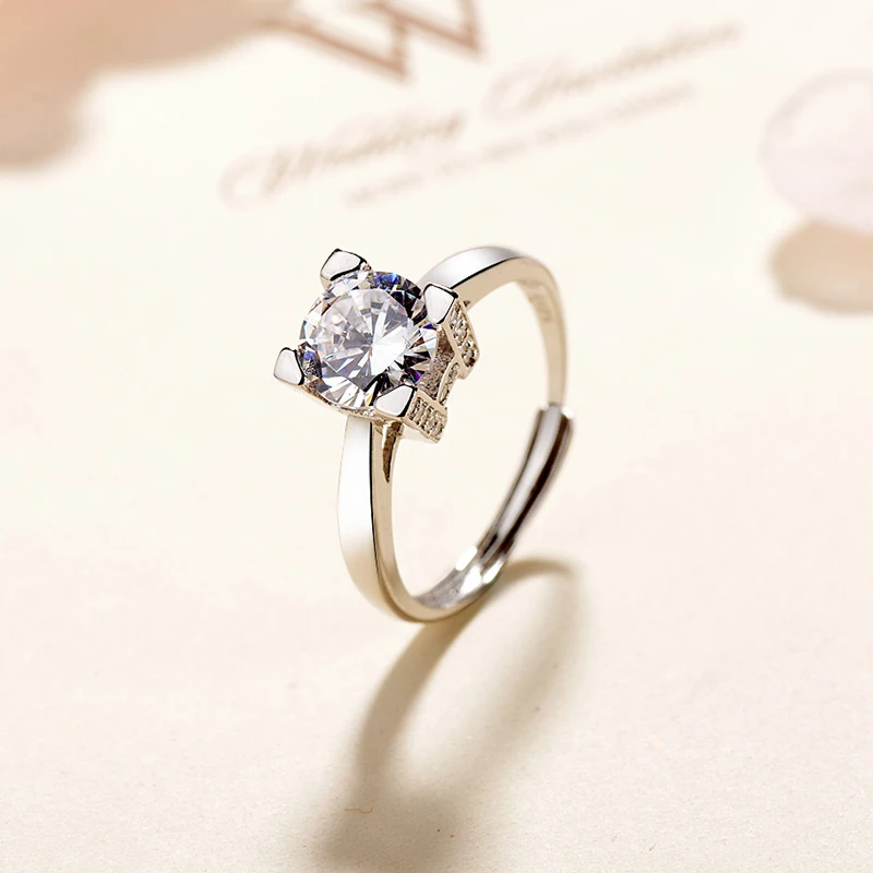 

Fashion creative WH opening adjustable ring