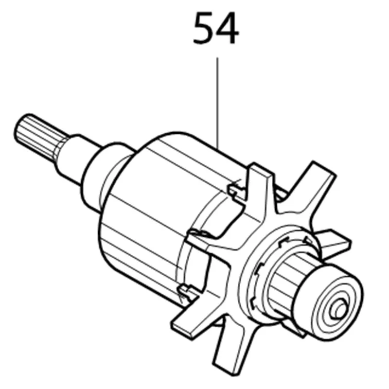 Арматурный двигатель 619129 7 для MAKITA DFT126F BFT081FZ BFT080FZ BFT020FZ мотор|for makita|armature makitamakita