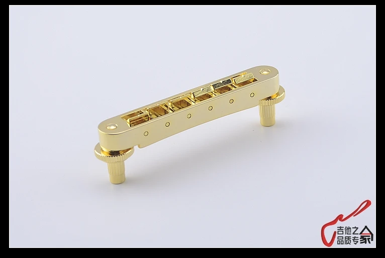 1 комплект гитарная семья Tune-O-Matic электрическая гитара нижний порожек и Струнодержатель золото(#1159) Сделано в Тайване