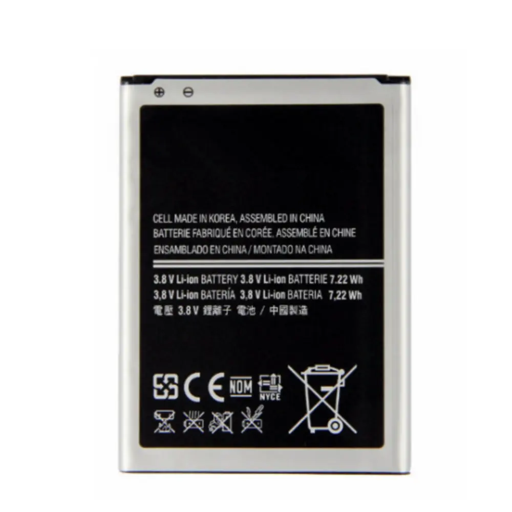 Оригинальный сменный аккумулятор B500BE/AE для Samsung GALAXY S4 Mini I9190 I9192 I9195 I9198 S4Mini с 3