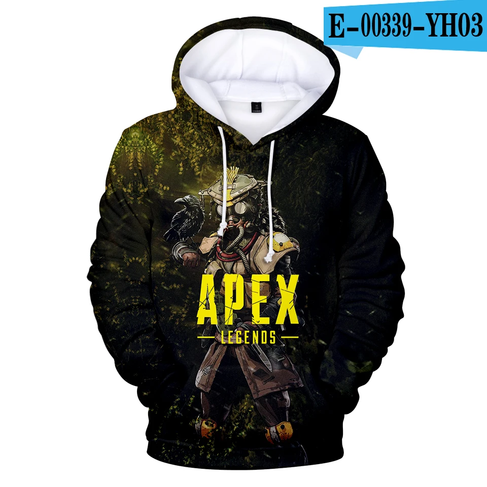 Новинка года, толстовки с капюшоном Apex Legends 3D для мужчин и женщин, свободные толстовки с длинными рукавами, осенне-зимние толстовки с 3D капюшоном, верхняя одежда - Цвет: 3D