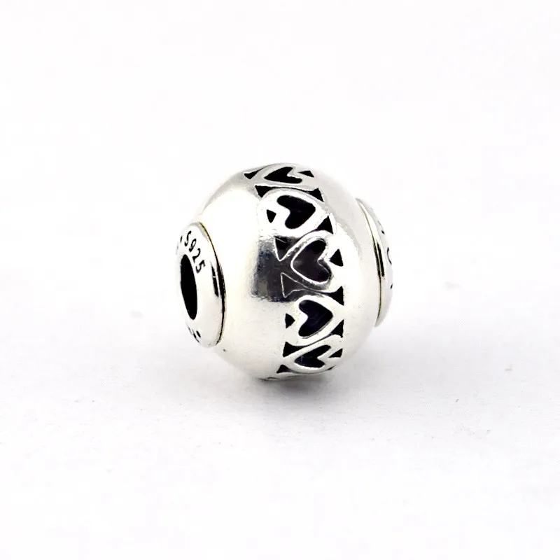 Любовь Бусины Подходит для Pandora Essence браслеты 925 пробы серебряные ювелирные изделия талисманы