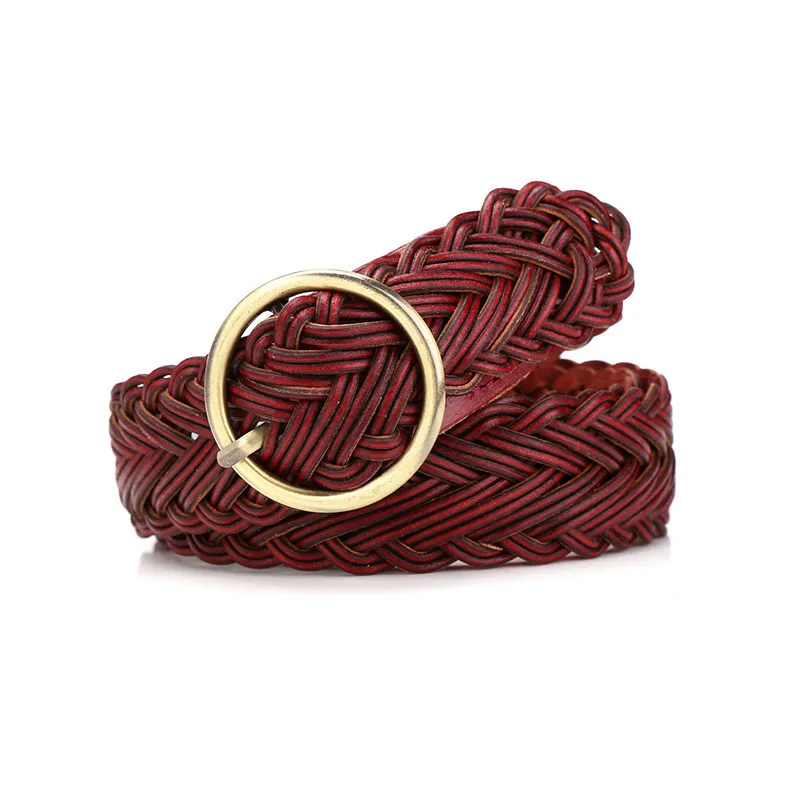 

JOYLEISWAY Genuine leather belt male Braided Strap for Fashion Designer Women's belts luxury High quality girdle for jeans