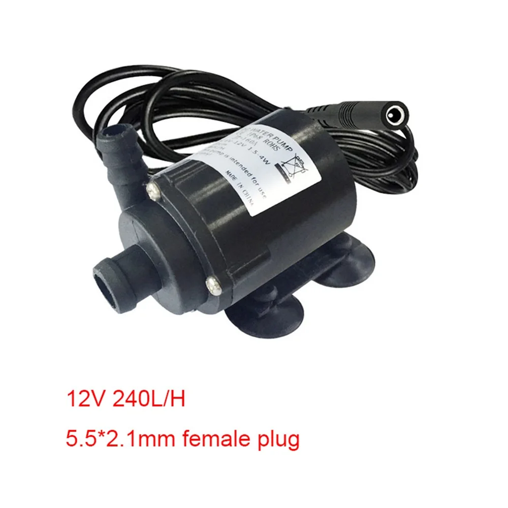 JT-160A с источником питания от постоянного тока, 6 в 120L/ч 12V 240L/ч Micro погружной аквариумный мини водяной насос для аквариума