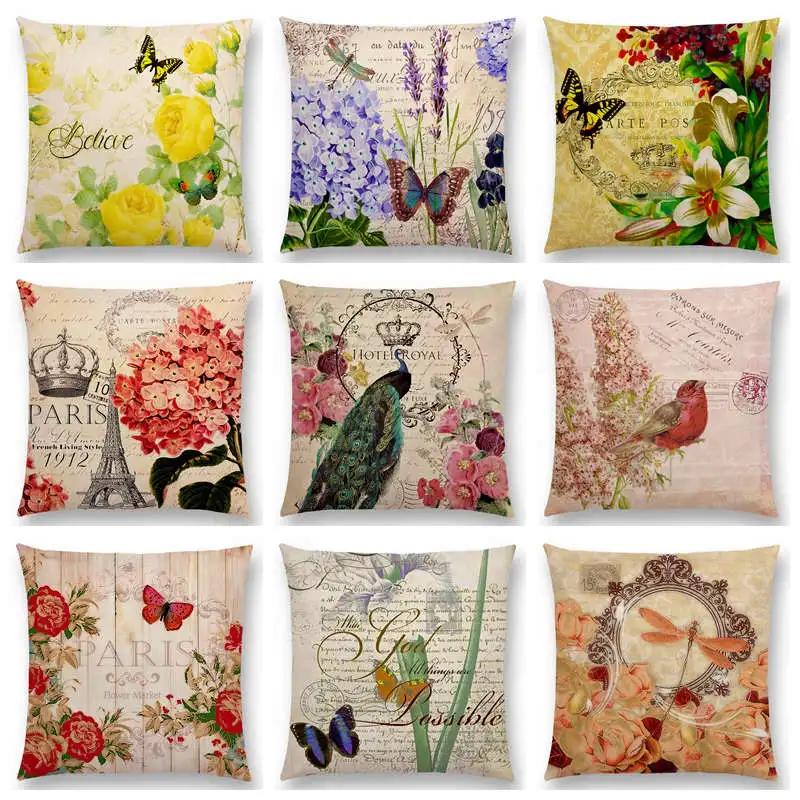 Искусственные цветы Бабочка Эйфелева башня павлин Париж корона винтажный