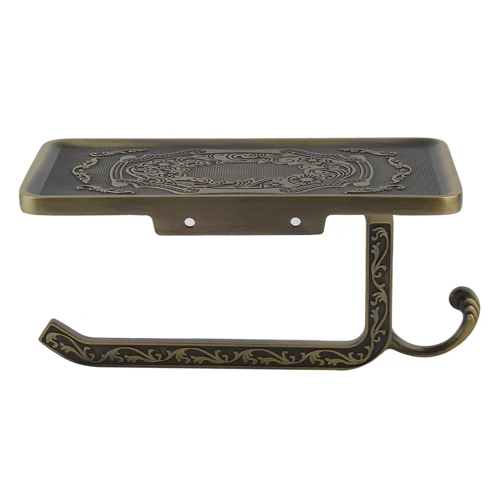 Винтажный Европейский стиль практичный туалетный тисненый держатель для