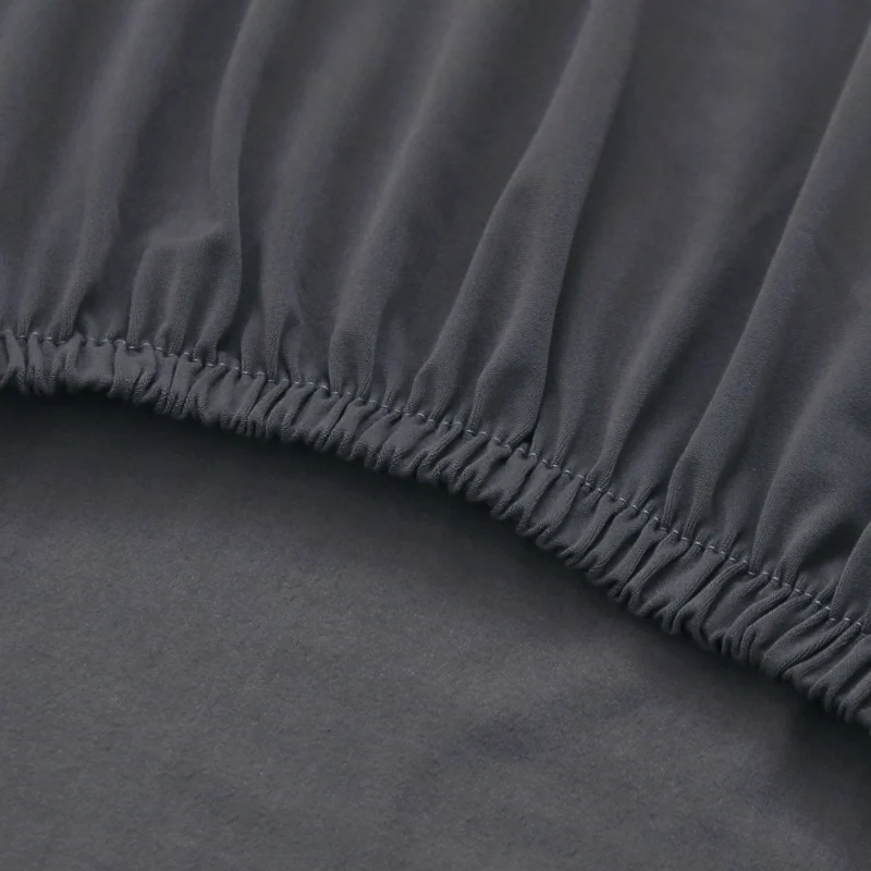 Чехол на стул эластичное однотонное покрытие из спандекса с принтом для столовой