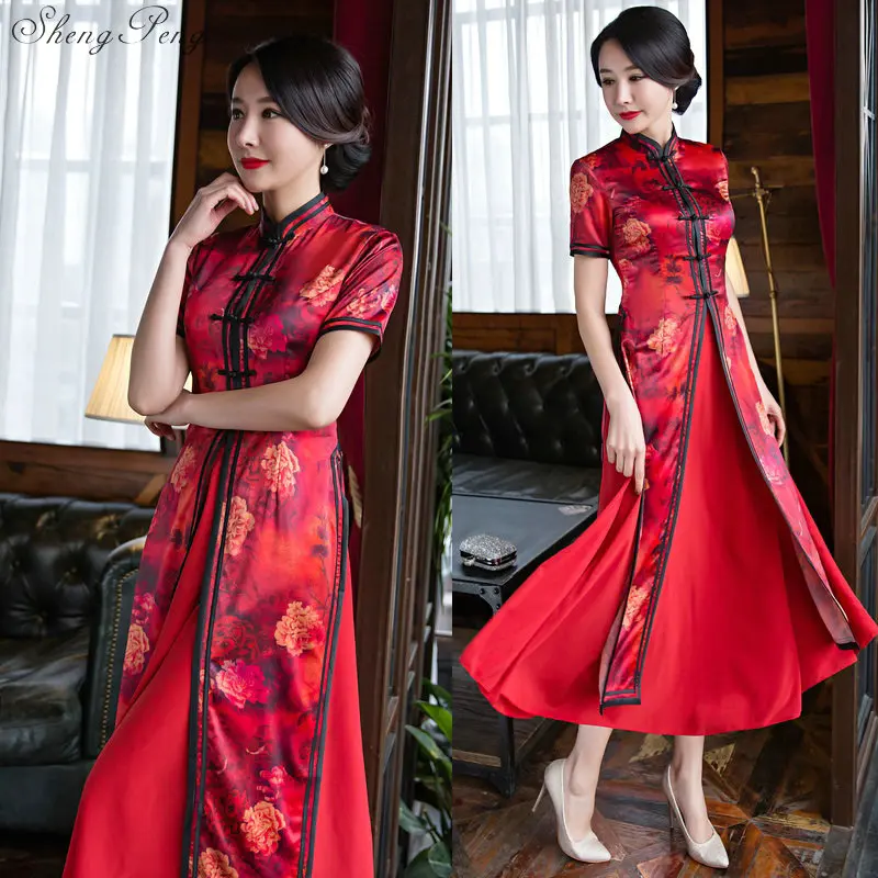 Лето 2018 аозай Чонсам в народном стиле вьетнамское шифоновое элегантное женское