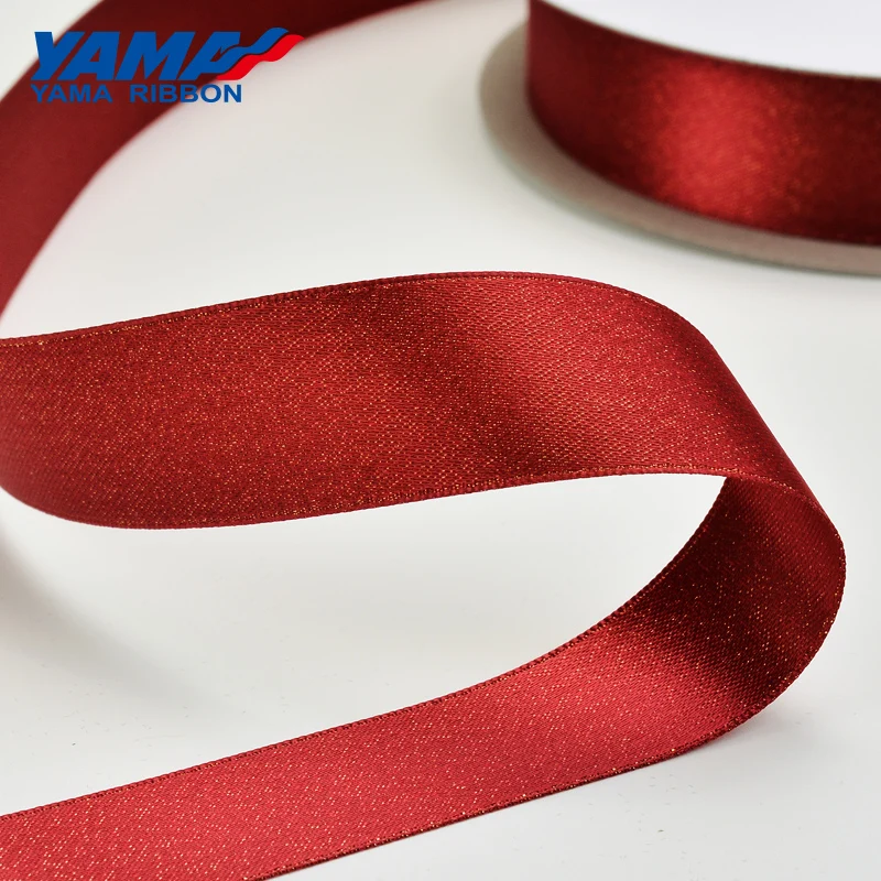 Атласная лента YAMA Gold Purl 3 мм 1/8 дюйма 500 ярдов/рулон вечерние украшения для свадьбы